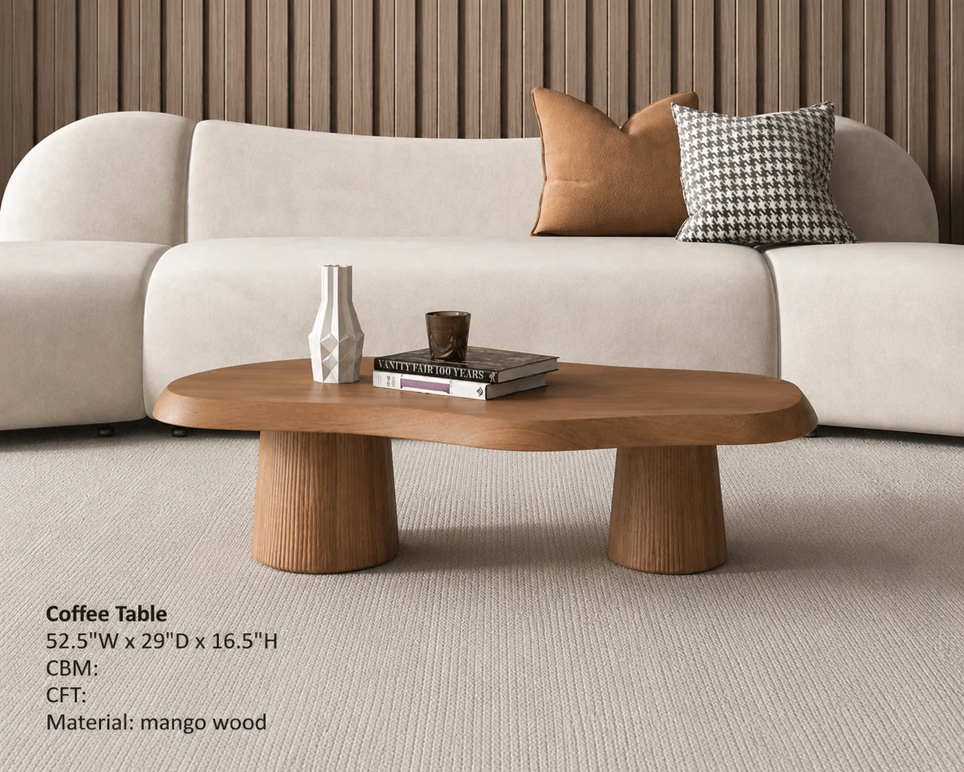 Onda, Undulating oval table